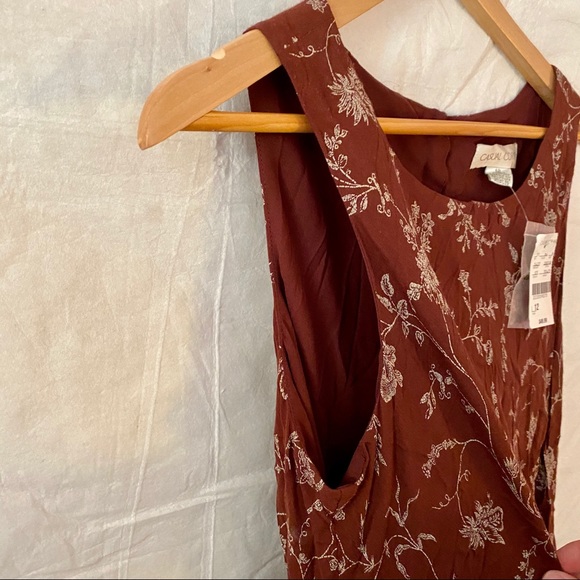 CASUAL CORNER Womens Size 12 Floral midi Dress NWT - Picture 10 of 14